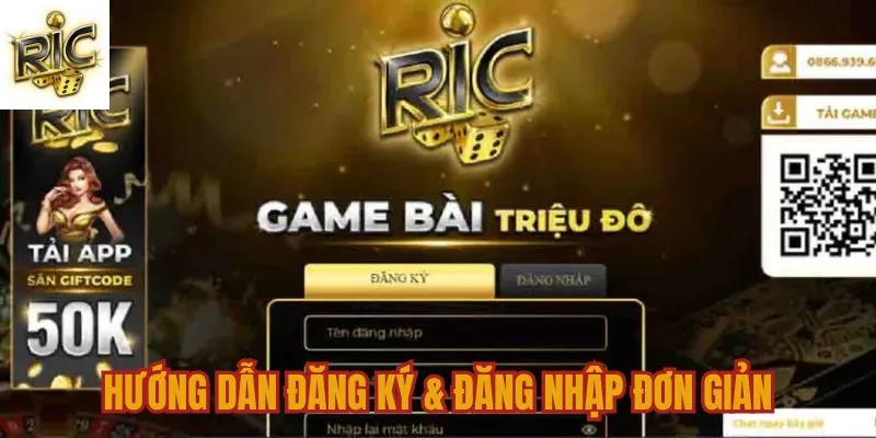 Hướng dẫn đăng ký & đăng nhập đơn giản