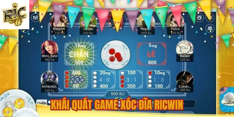 Sơ lược game xóc đĩa Ricwin
