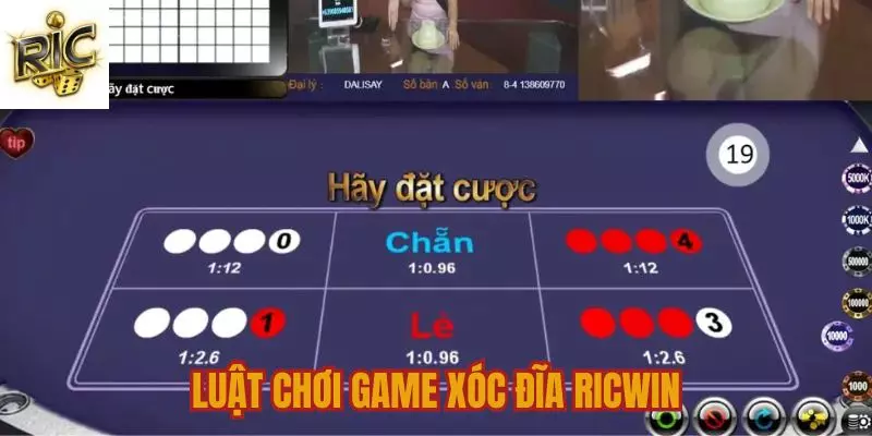 Luật tham gia game xóc đĩa