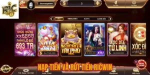 Nạp tiền và rút tiền Ricwin